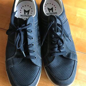 MEPHISTO Run Off Air jet System Leather Shoes Men's 8.5 Black